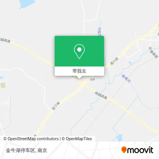 金牛湖停车区地图