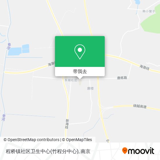 程桥镇社区卫生中心(竹程分中心)地图