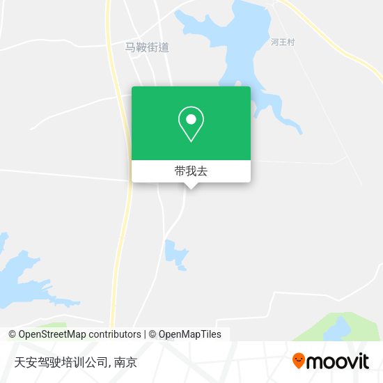 天安驾驶培训公司地图