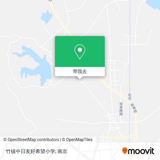 竹镇中日友好希望小学地图