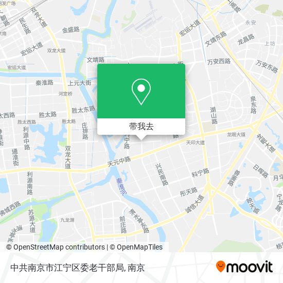 中共南京市江宁区委老干部局地图