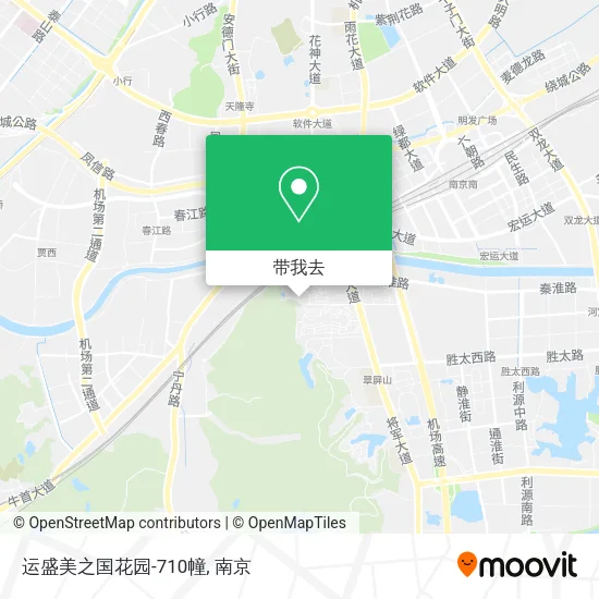运盛美之国花园-710幢地图