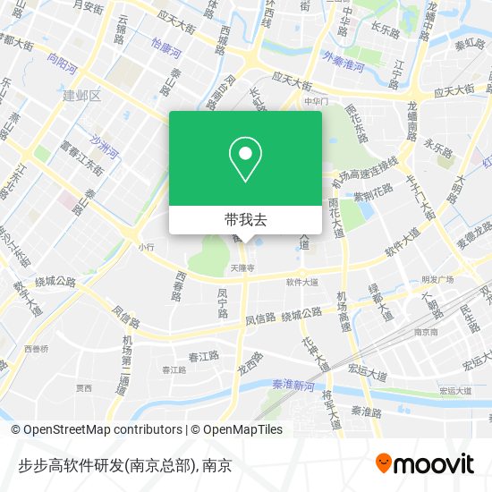 步步高软件研发(南京总部)地图