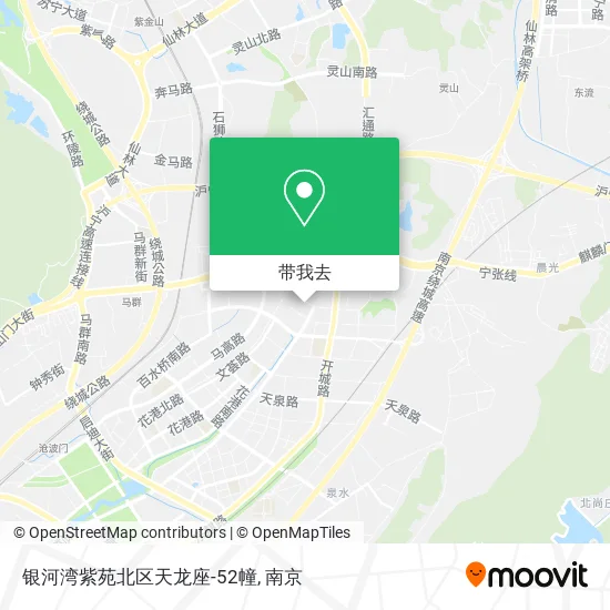 银河湾紫苑北区天龙座-52幢地图