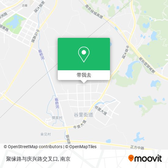聚缘路与庆兴路交叉口地图
