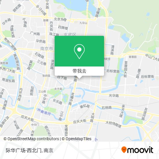际华广场-西北门地图