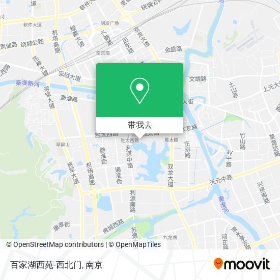 百家湖西苑-西北门地图