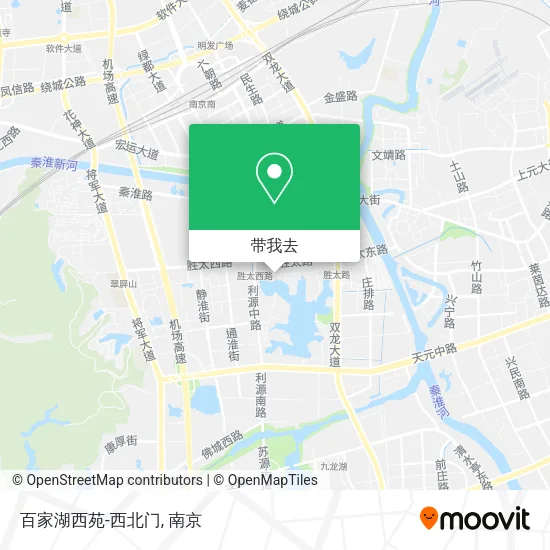 百家湖西苑-西北门地图