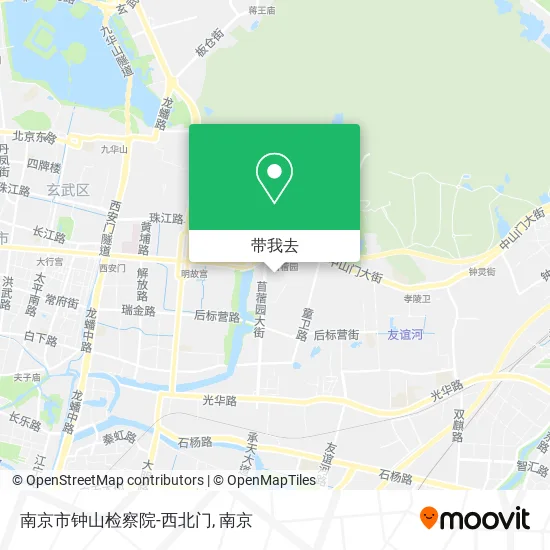 南京市钟山检察院-西北门地图
