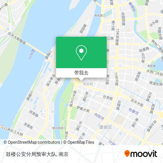 鼓楼公安分局预审大队地图