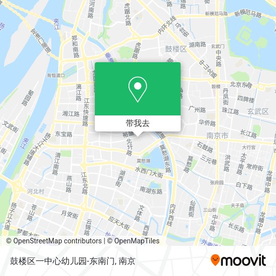 鼓楼区一中心幼儿园-东南门地图