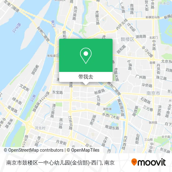 南京市鼓楼区一中心幼儿园(金信部)-西门地图