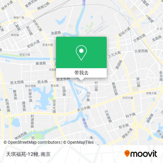 天琪福苑-12幢地图