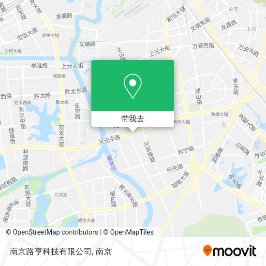 南京路亨科技有限公司地图