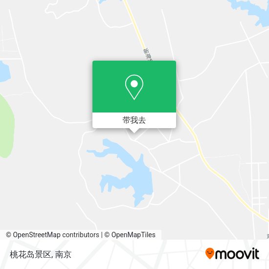 桃花岛景区地图