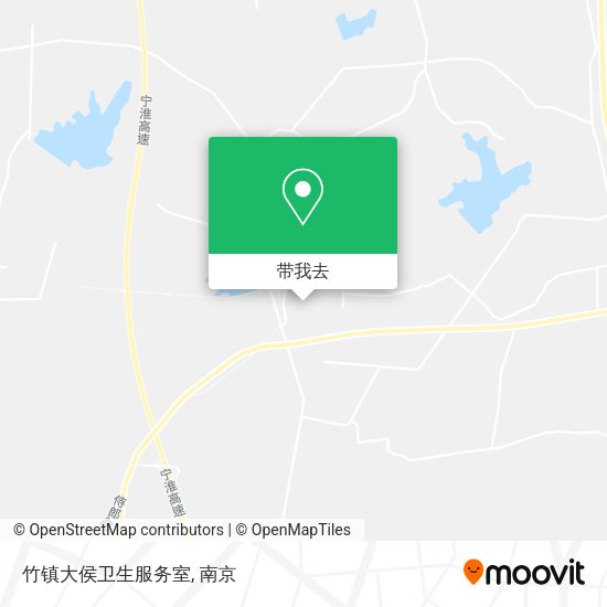 竹镇大侯卫生服务室地图