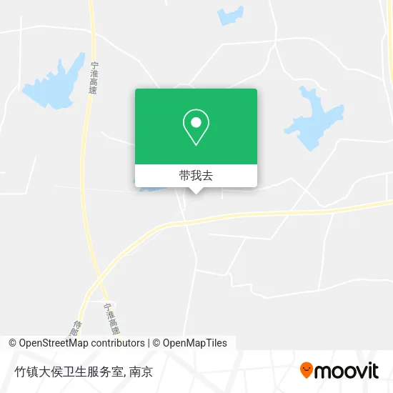 竹镇大侯卫生服务室地图