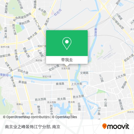 南京业之峰装饰江宁分部地图