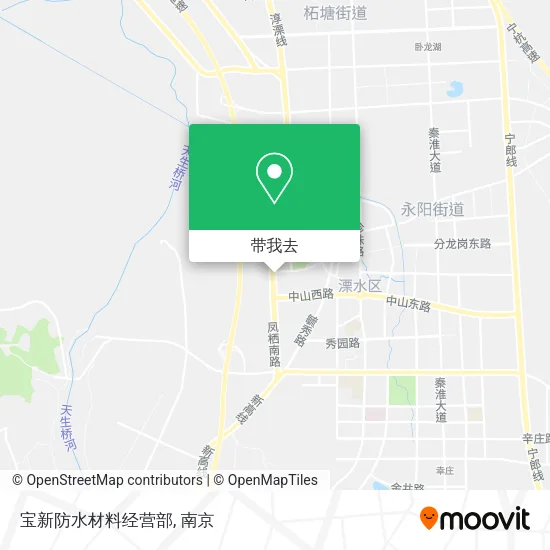 宝新防水材料经营部地图