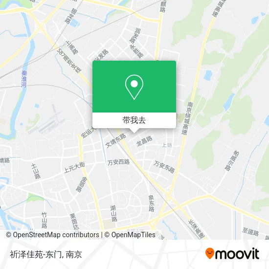 祈泽佳苑-东门地图