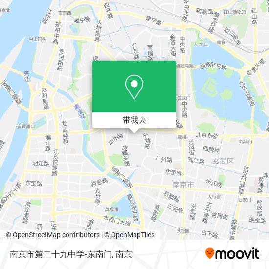 南京市第二十九中学-东南门地图