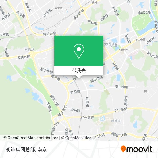 朗诗集团总部地图