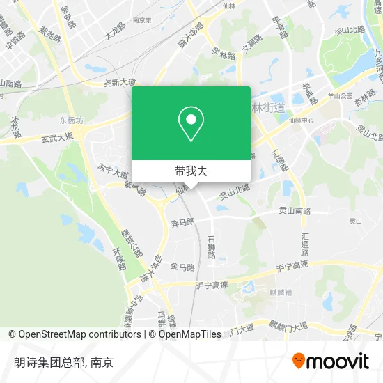 朗诗集团总部地图
