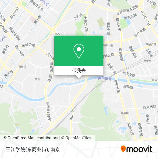 三江学院(东商业街)地图