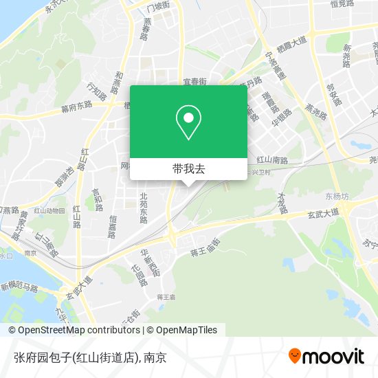 张府园包子(红山街道店)地图