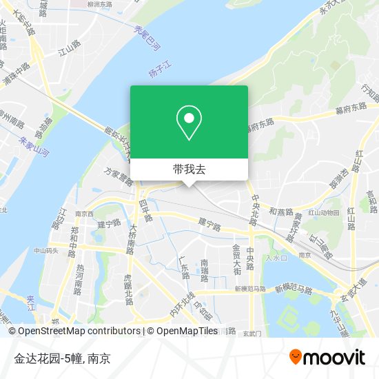 金达花园-5幢地图