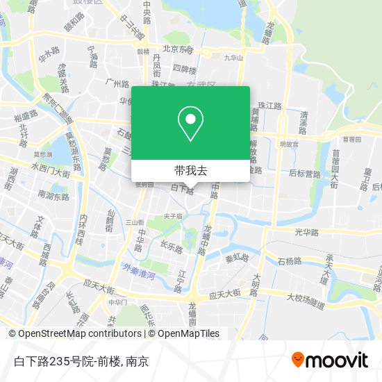 白下路235号院-前楼地图