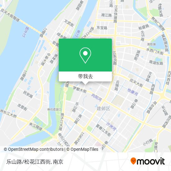 乐山路/松花江西街地图