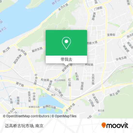 迈高桥古玩市场地图