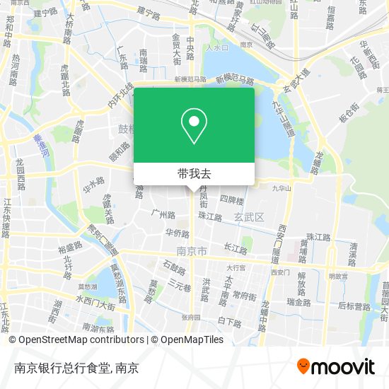 南京银行总行食堂地图