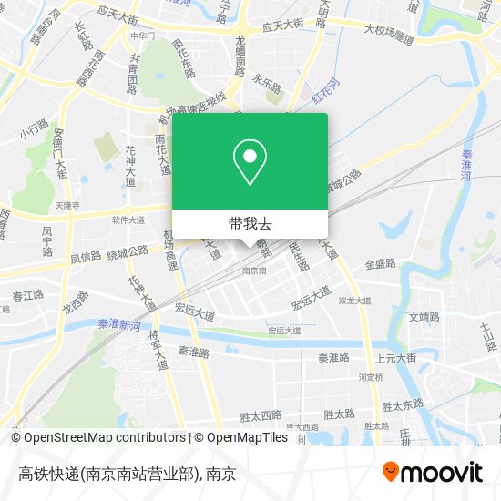 高铁快递(南京南站营业部)地图