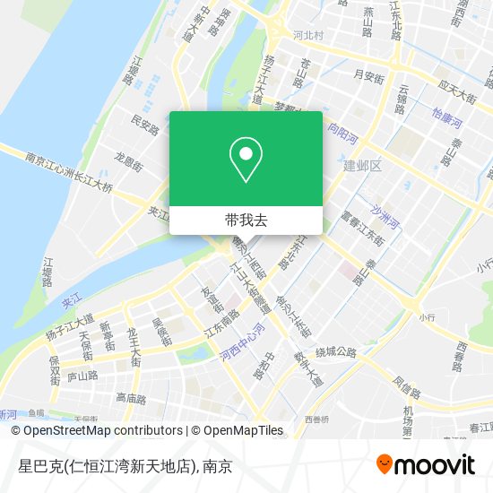 星巴克(仁恒江湾新天地店)地图