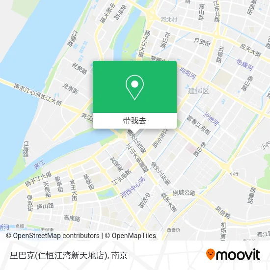 星巴克(仁恒江湾新天地店)地图