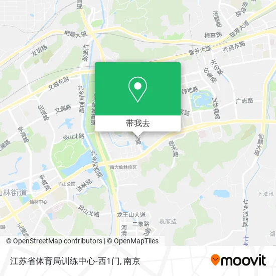 江苏省体育局训练中心-西1门地图