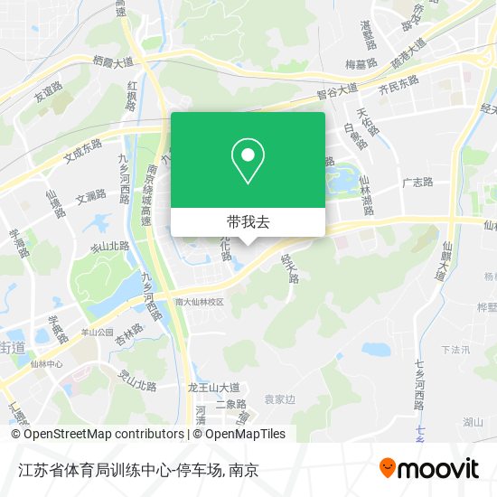 江苏省体育局训练中心-停车场地图