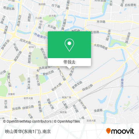 映山菁华(东南1门)地图