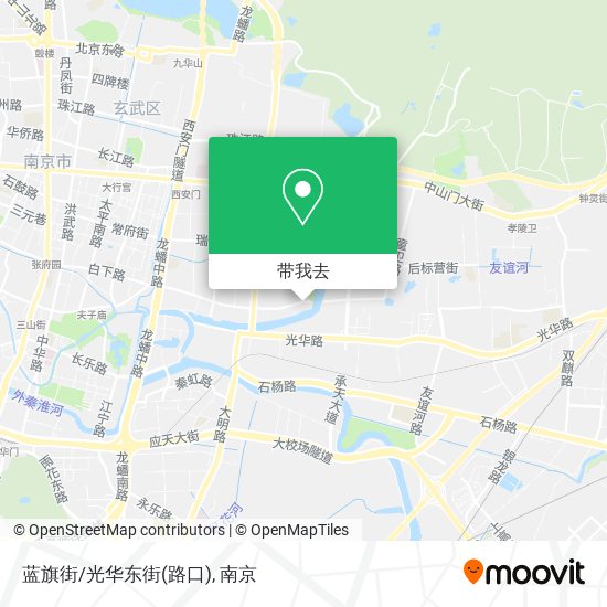 蓝旗街/光华东街(路口)地图