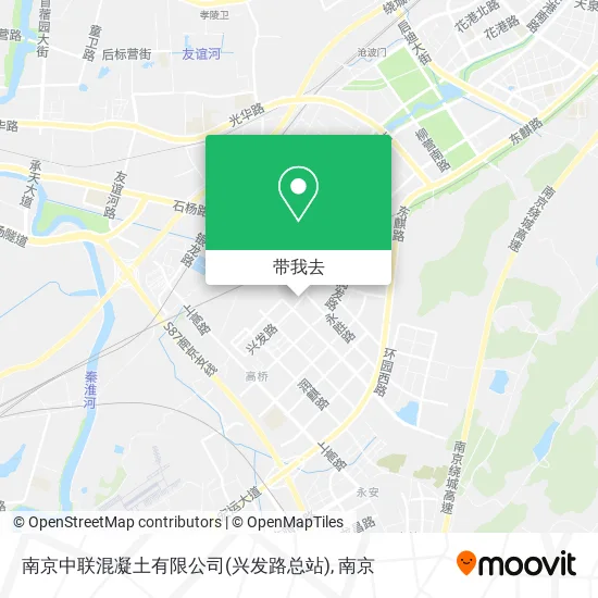 南京中联混凝土有限公司(兴发路总站)地图