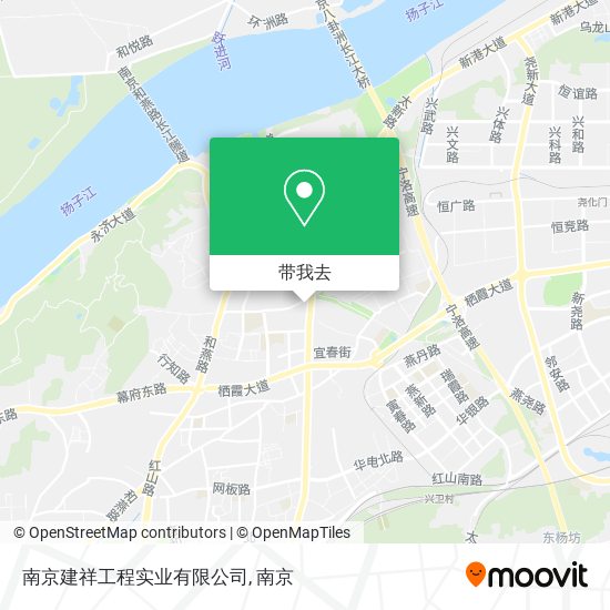 南京建祥工程实业有限公司地图
