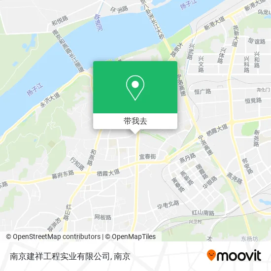 南京建祥工程实业有限公司地图