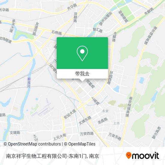 南京祥宇生物工程有限公司-东南1门地图