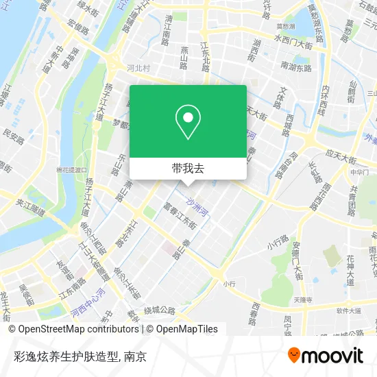 彩逸炫养生护肤造型地图