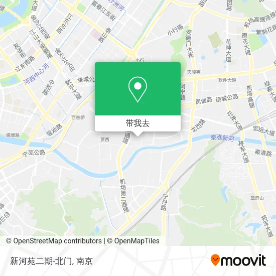 新河苑二期-北门地图
