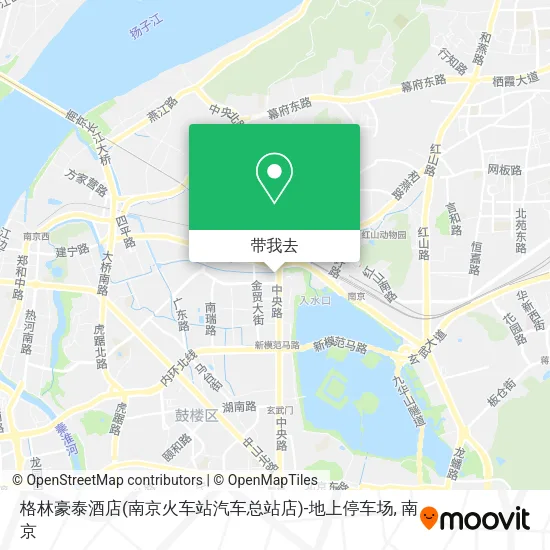 格林豪泰酒店(南京火车站汽车总站店)-地上停车场地图