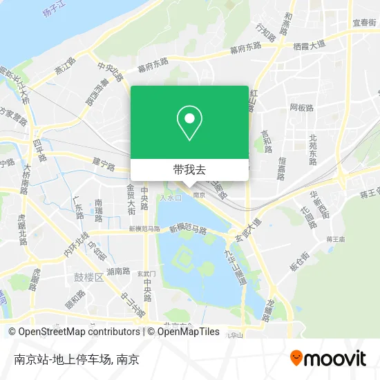 南京站-地上停车场地图