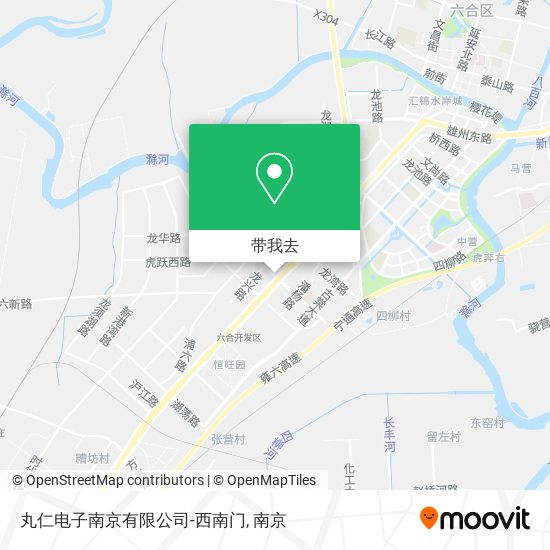 丸仁电子南京有限公司-西南门地图